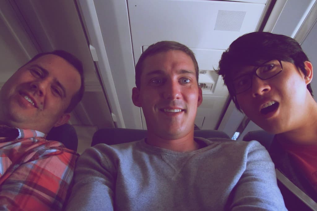 zappos-trip-peter-eric-john-flight